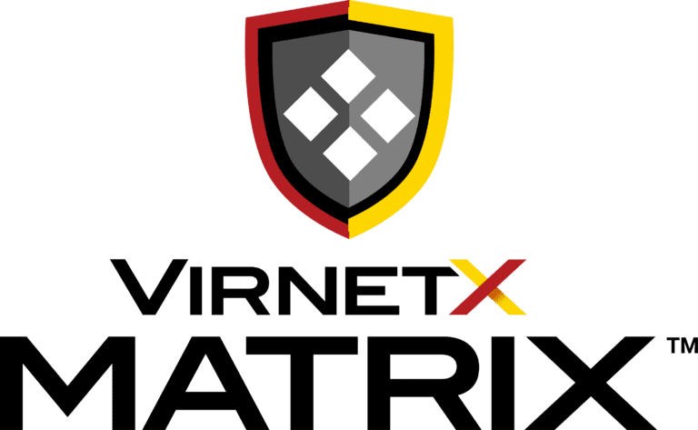 logo displaying words "VirnetX Matrix"