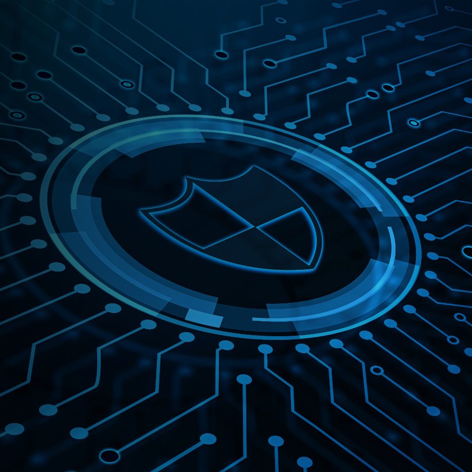 blue shield background image